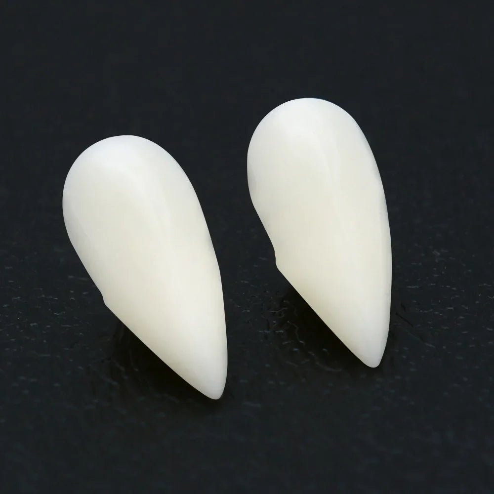 Adjustable Vampire Fangs - Safe Resin Teeth for Halloween