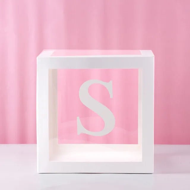 Easy Assemble Balloon Box – Premium 1st Birthday Décor