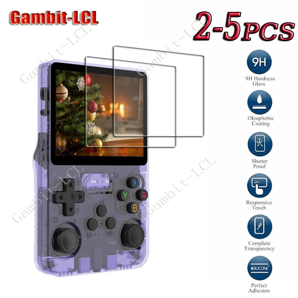 9H Tempered Glass Screen Protector for R36S 3.5" Gaming Device