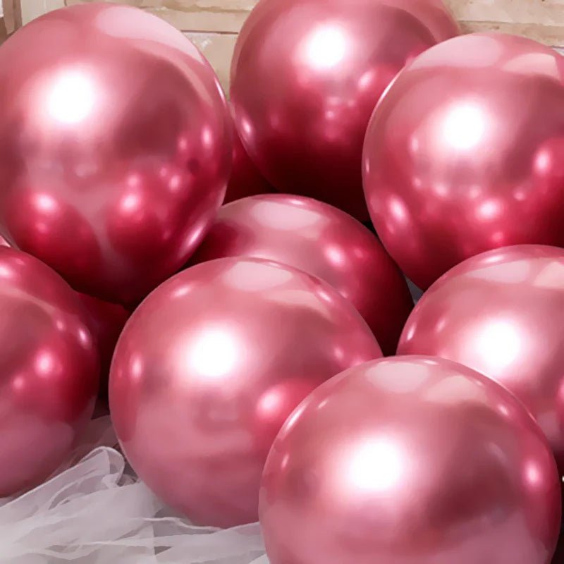 20pcs Chrome Metallic Balloons – Shimmering Party Decor