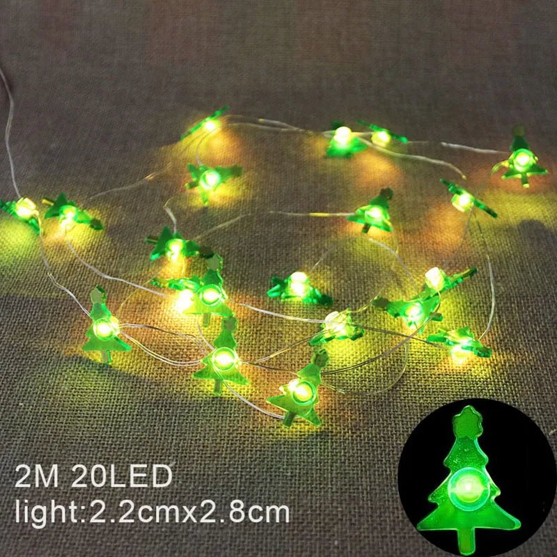 2M Battery-Powered Multi Colored String Lights for Parties