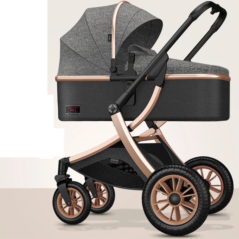 3-in-1 Baby Stroller - High Landscape, Adjustable Comfort