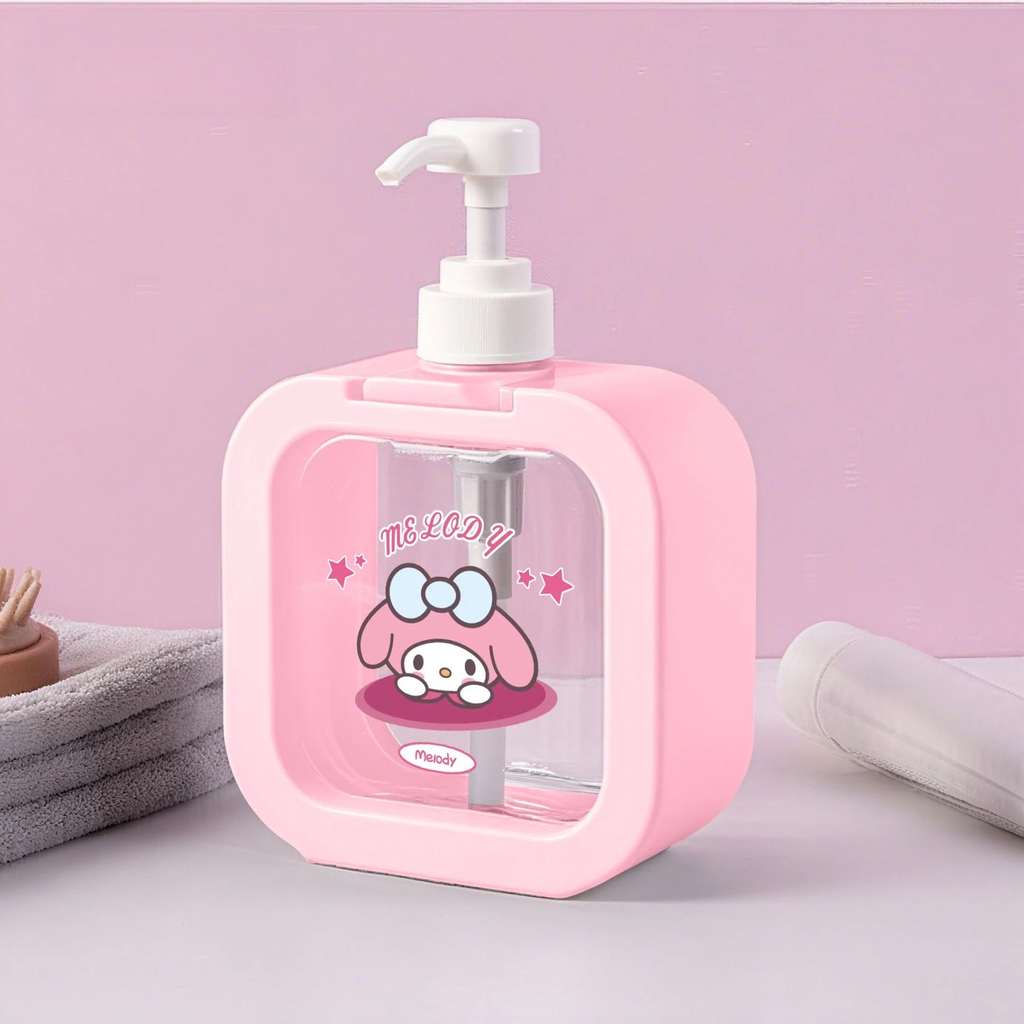 300ml Hello Kitty Soap Dispenser - Refillable Travel Bottle