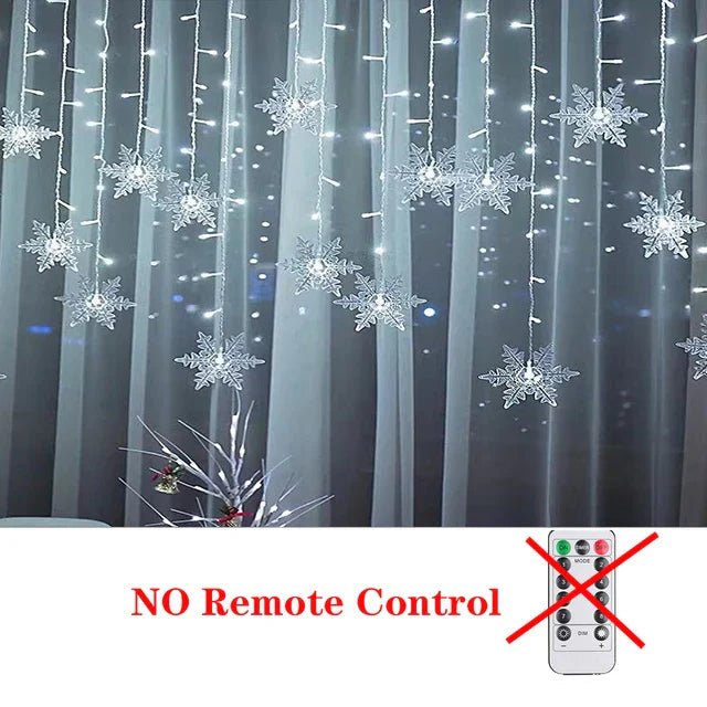 35M Waterproof Curtain Lights with Remote, Multiple Modes