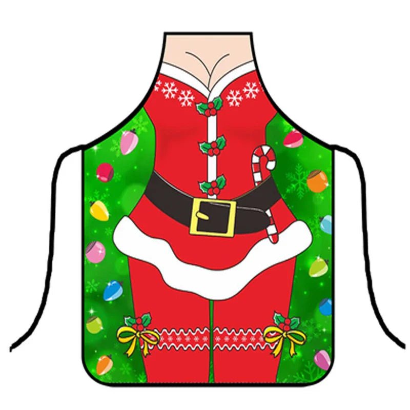 3D Christmas Clown Apron - Fun, Durable & Washable