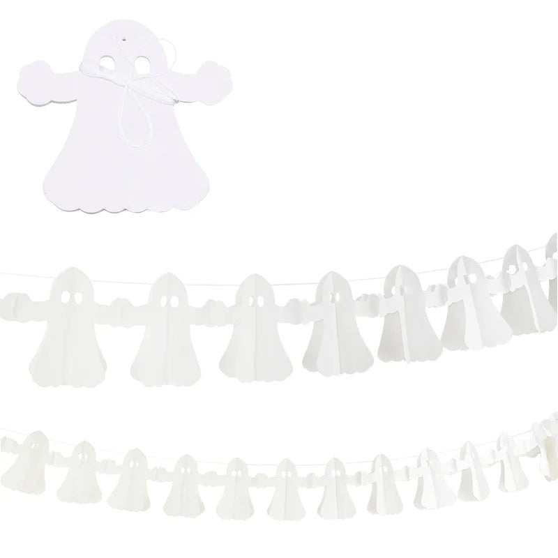 3M Halloween Garland Decorations - Spooky Bats, Pumpkins