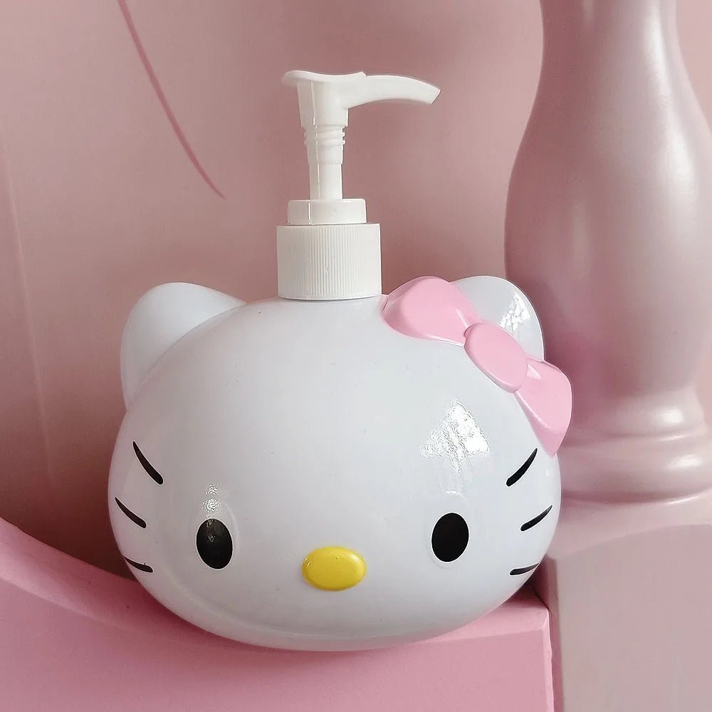 Hello Kitty Soap Dispenser 500ml - Refillable Container