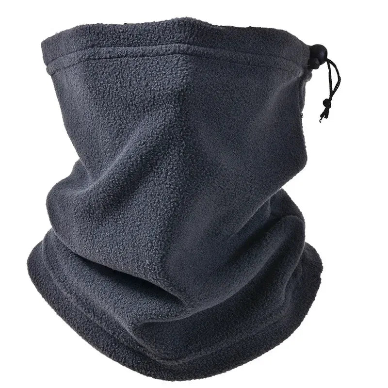 Polar Fleece Neck Warmer Tube Scarf - Multi-Purpose, Wind-Resistant, Adjustable Fit