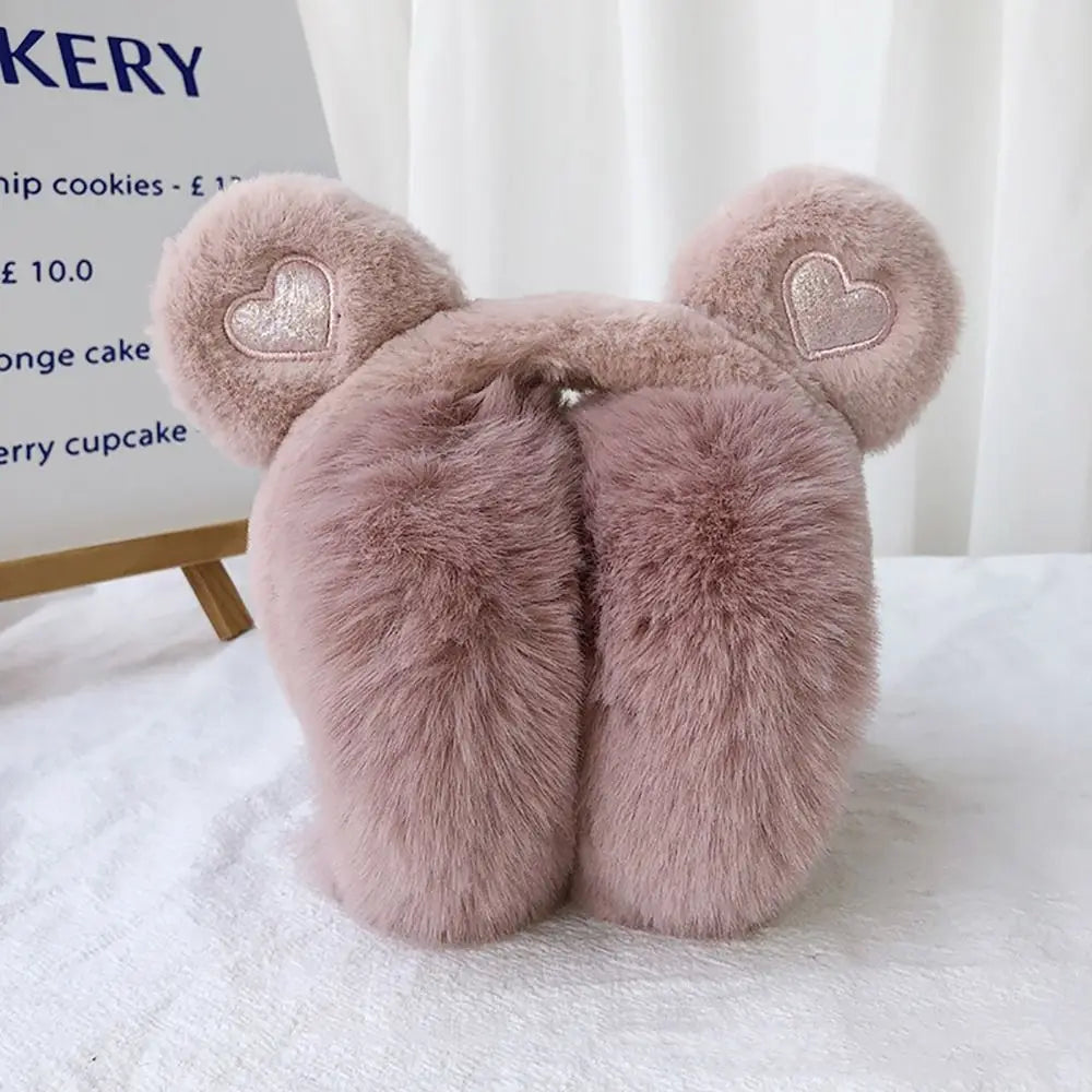 Cute Animal Earmuffs - Soft Faux Fur Ear Warmers for Winter Style