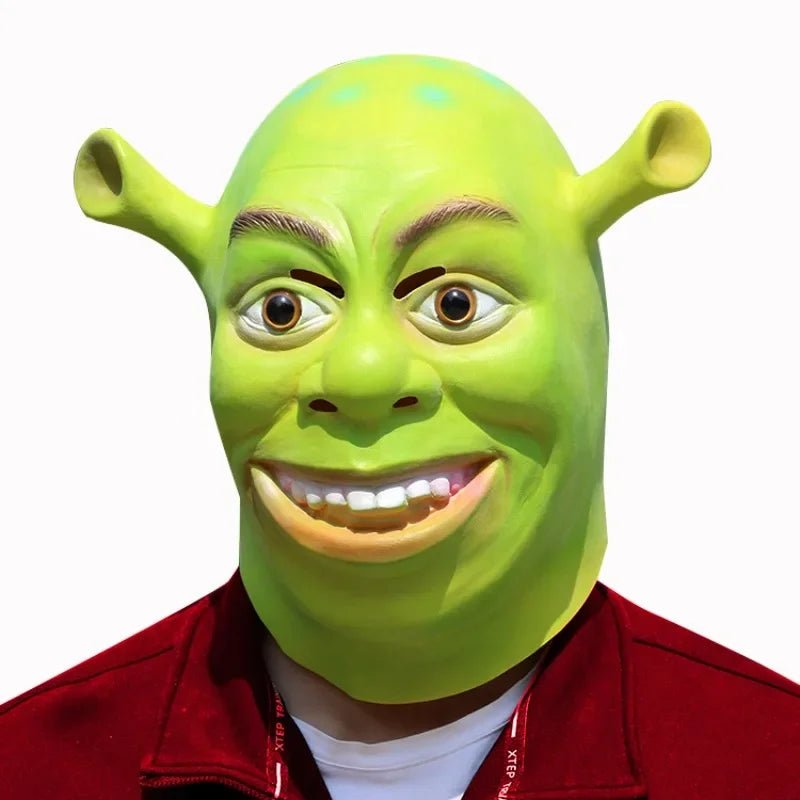 Shrek Latex Mask - Eco-Friendly Full Head Ogre Costume