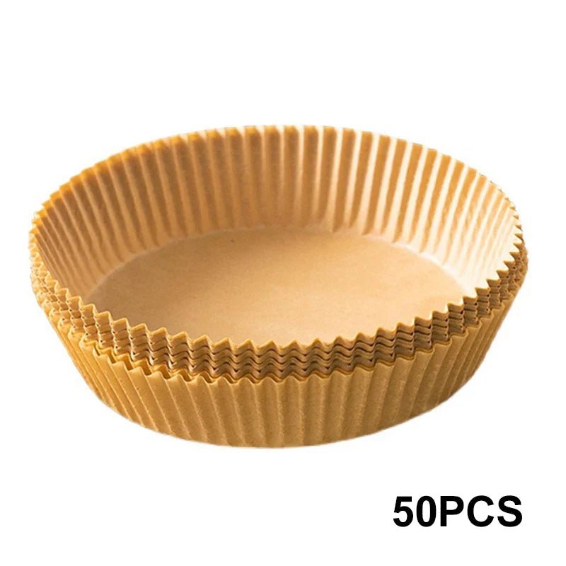 Non-Stick Air Fryer Paper Liners - Waterproof & Heat-Resistant
