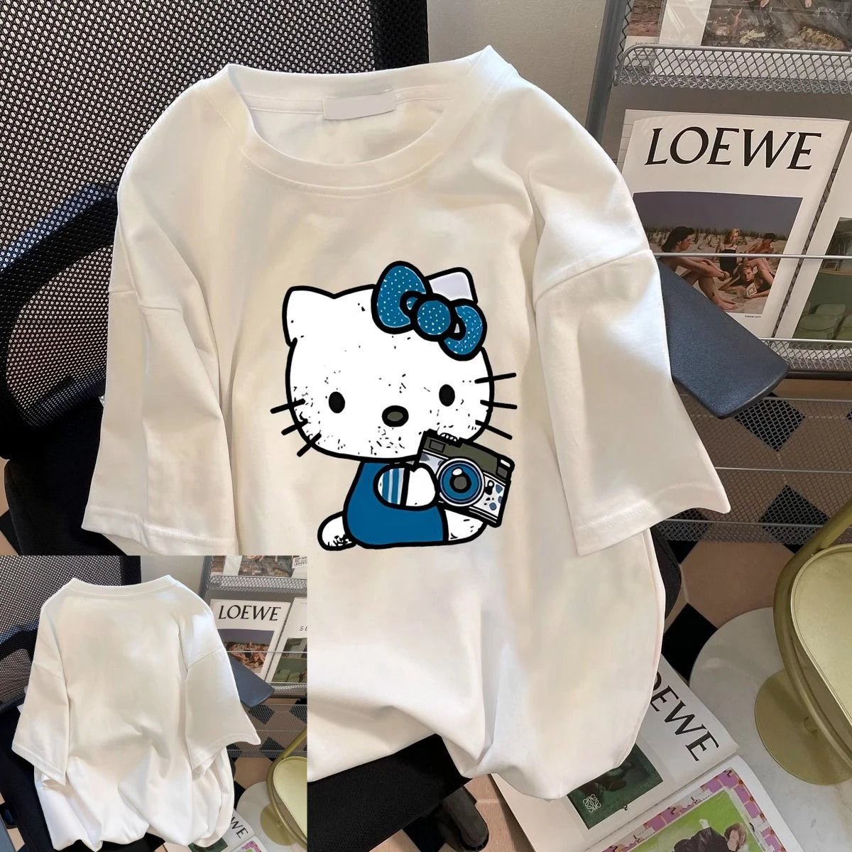 Trendy Hello Kitty Apparel: Unisex Cotton Summer Tee