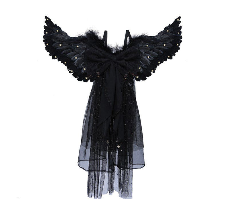 Handcrafted Angel Wings Costume - Premium Feather Design