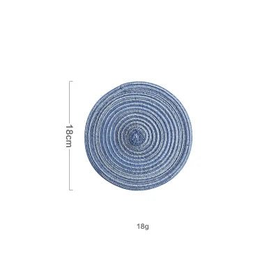 6-Piece Woven Placemats Set - Non-Slip Table Mats