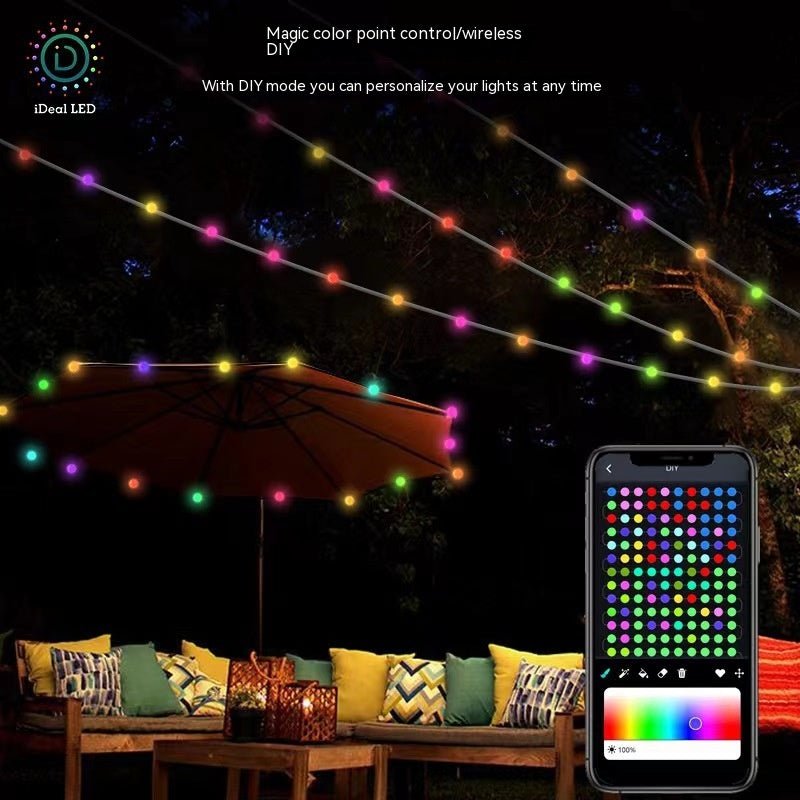 Vibrant USB Festive Atmosphere Lights with Rubber Wire
