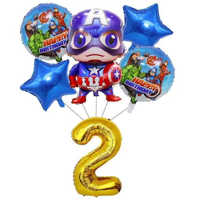 Avengers Themed Balloons & Complete Party Supplies Set