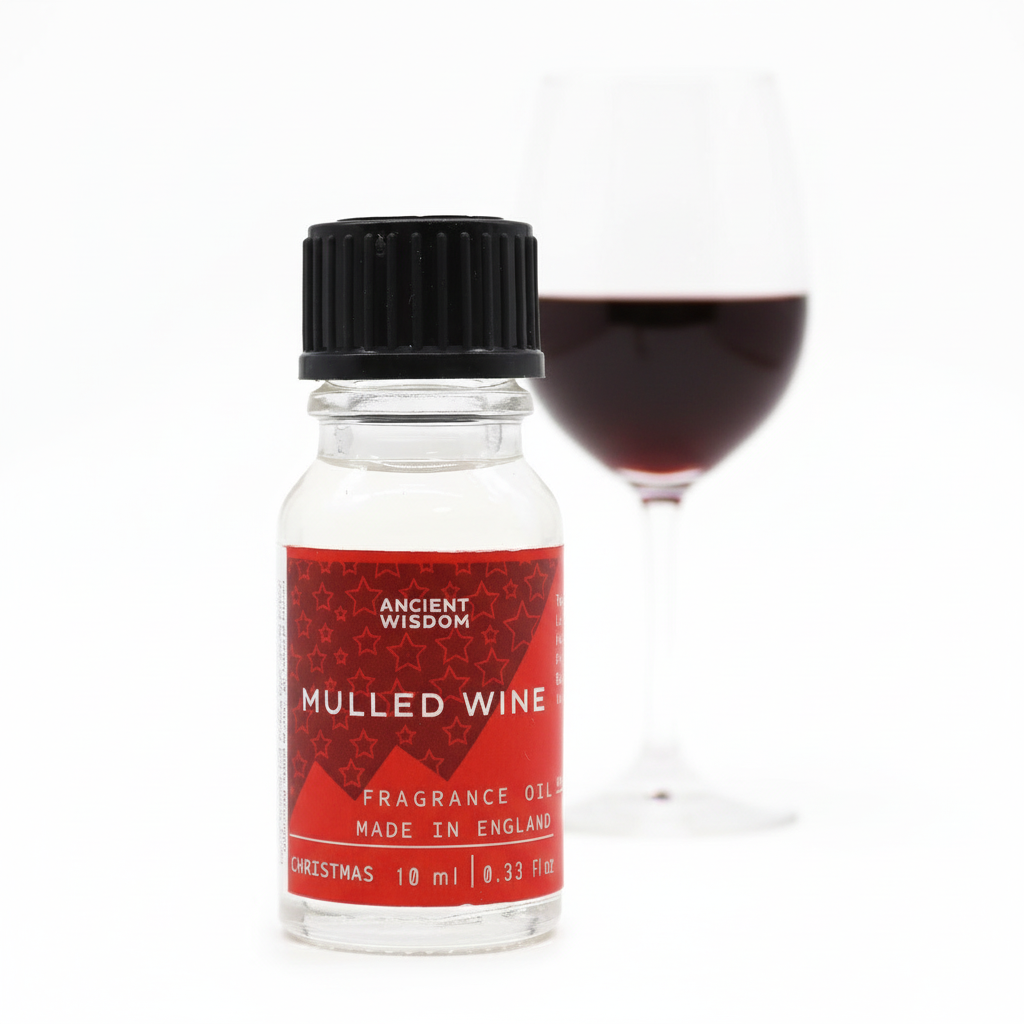 Mulled Wine Fragrance Oil 10ml - Warm Cozy Christmas Scent, perfect to create a soothing atmosphere with this winter fragrance oil.