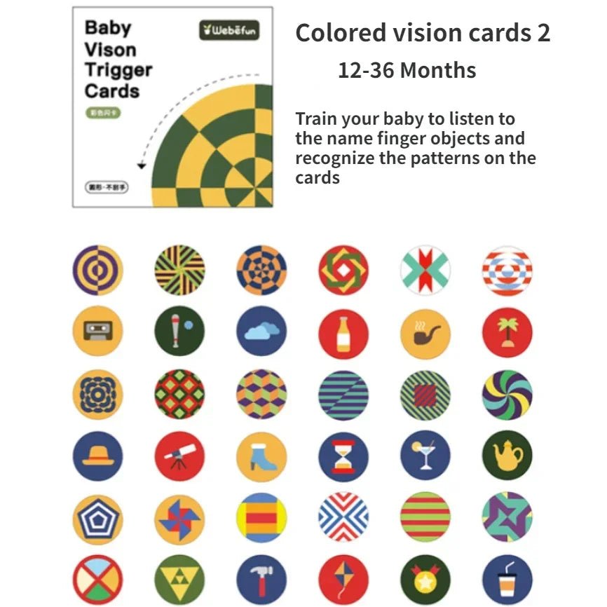 Montessori Flash Cards For Kids - High-Contrast Brain Development