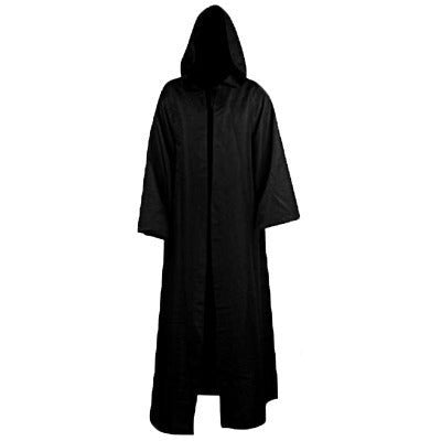 Black Robe Costume - Twill Fabric for Cosplay & Parties