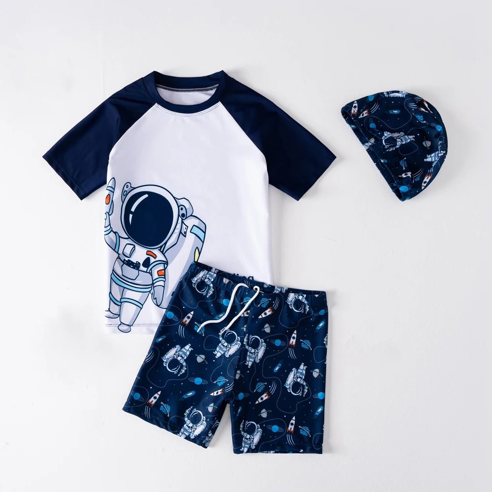 Boys' Space Explorer Swim Set - Quick-Dry Astronaut Outfit