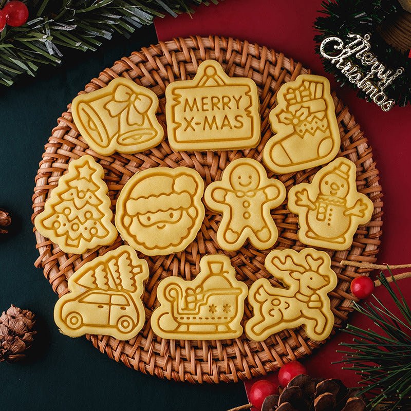 Christmas Cartoon Cookie Mold Set - Cake Pops Parties