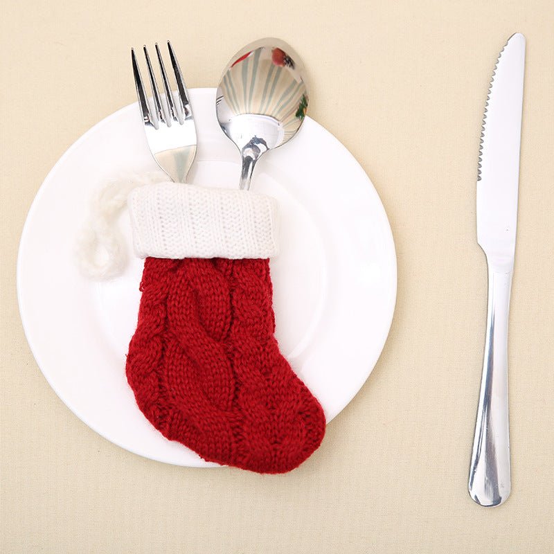 Christmas Fork Bags - Xmas Cutlery Holder - Cake Pops Parties