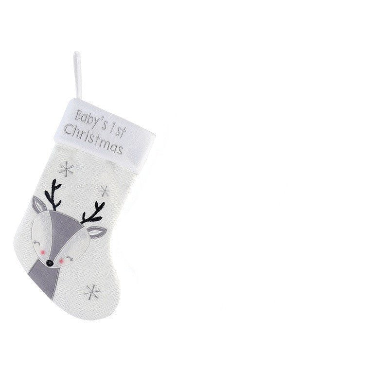 Luxurious Wool Christmas Stockings - Fox Designs in 3 Colours