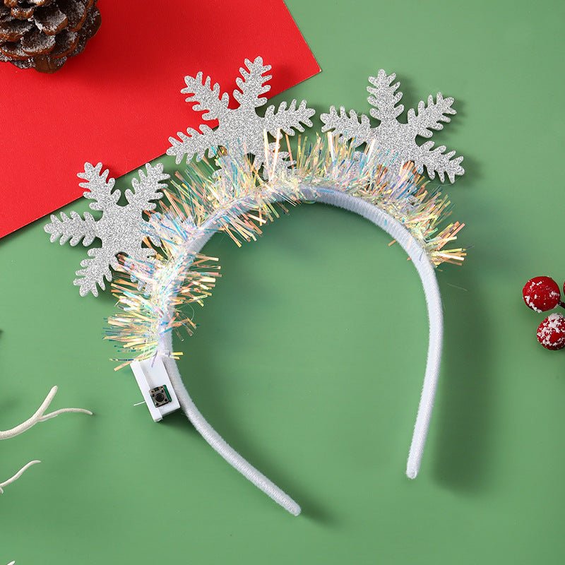 Christmas Headband With Lights – Festive Holiday Accessory