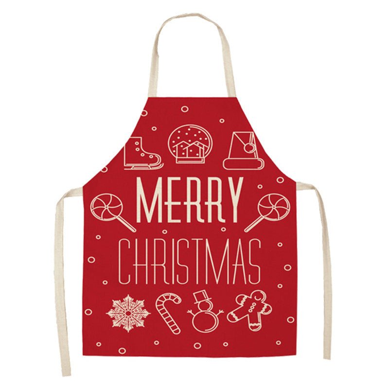 Christmas Linen Apron - 22 Unique Japanese-Style Designs