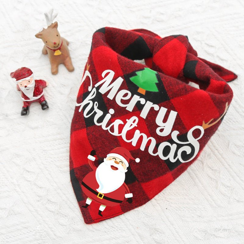 Christmas Pet Bib - Double Layer, Adjustable Fit For Pets