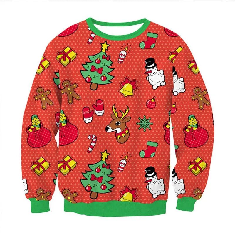 Funny Christmas Sweater For Adult - Cozy Santa Elf Design