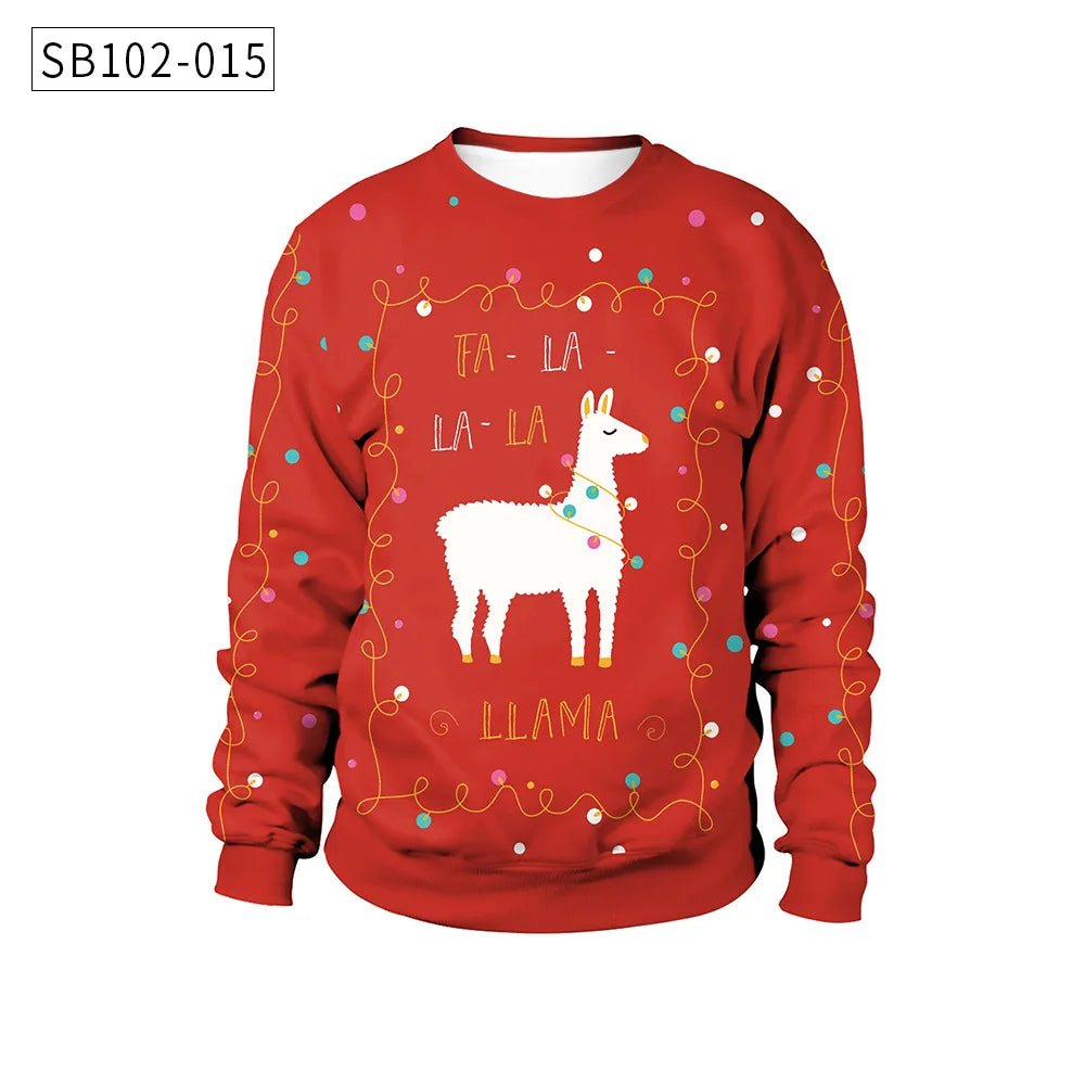 Funny Santa And Elf Sweater - Unisex Holiday Apparel