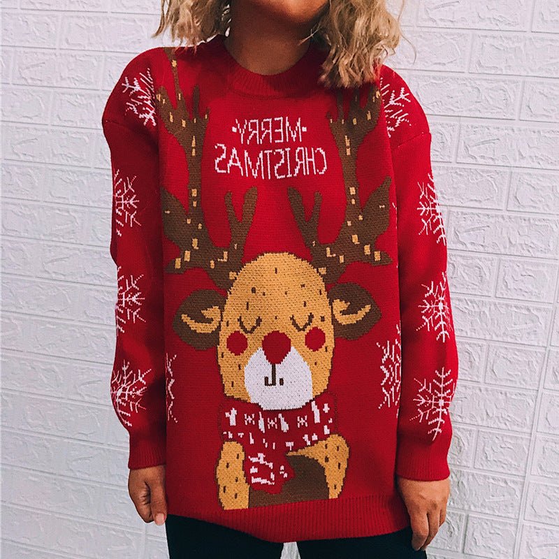 Festive Christmas Sweater For Women, Cozy And Chic