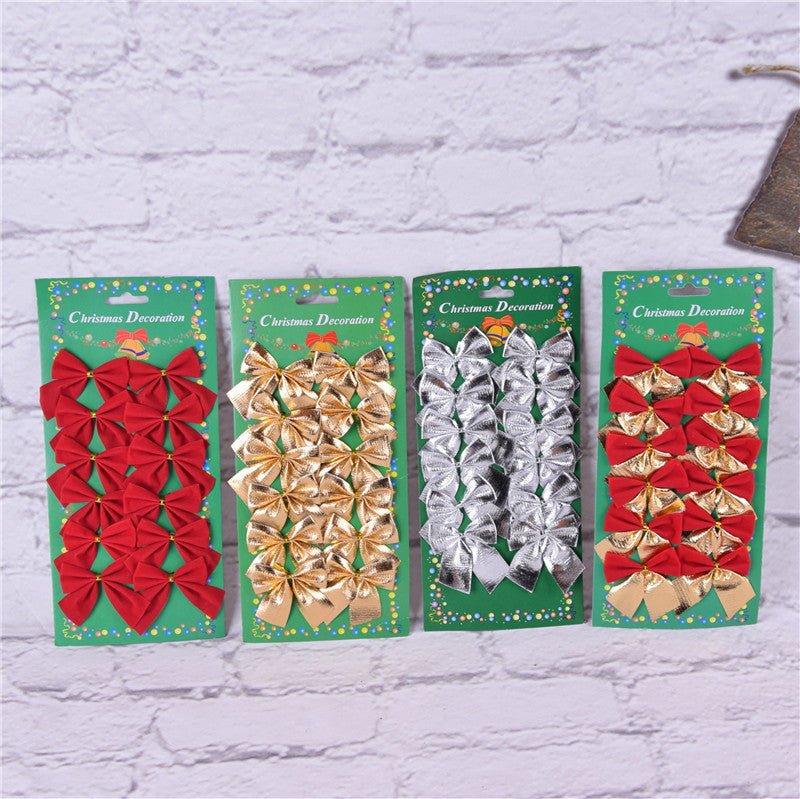 Christmas Tree Ornaments - Festive Bow Decoration - Cake Pops Parties