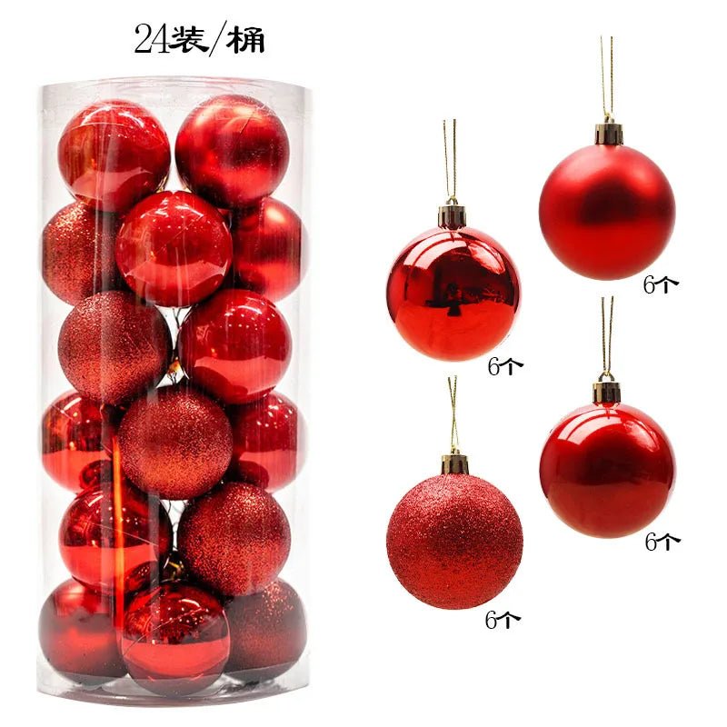 Elegant Christmas Tree Ornaments Set - 24/36 Premium Decorations