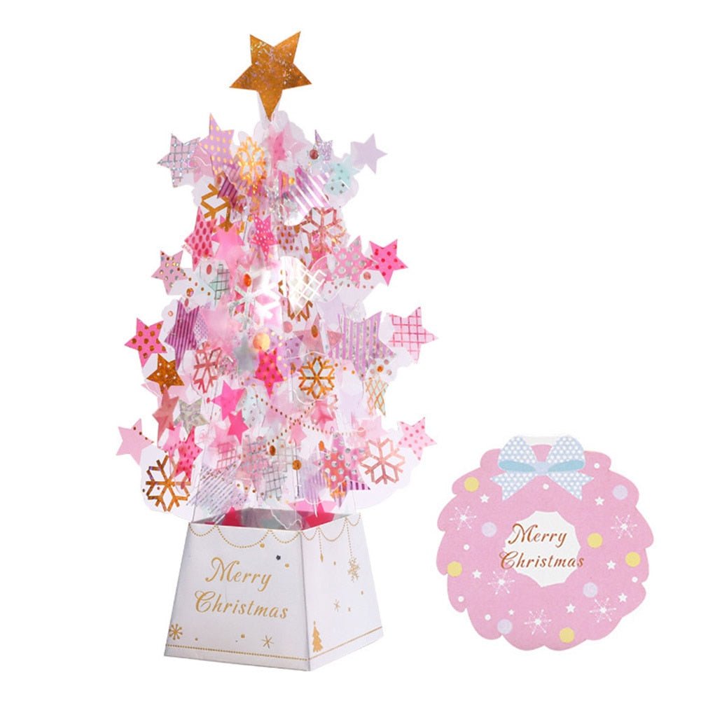 Christmas Tree Pop - Up 3D Greeting Card - Cake Pops Parties