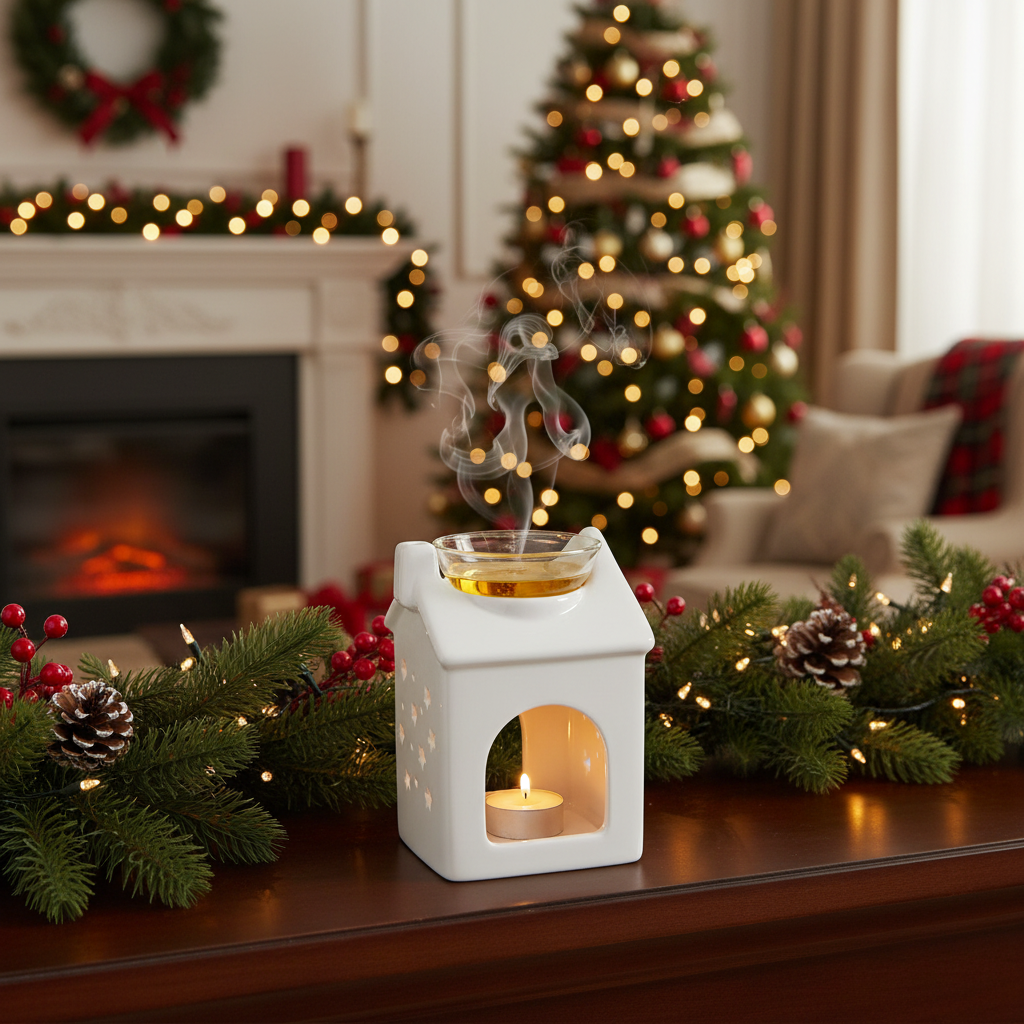 Clear Mantelpiece Setting