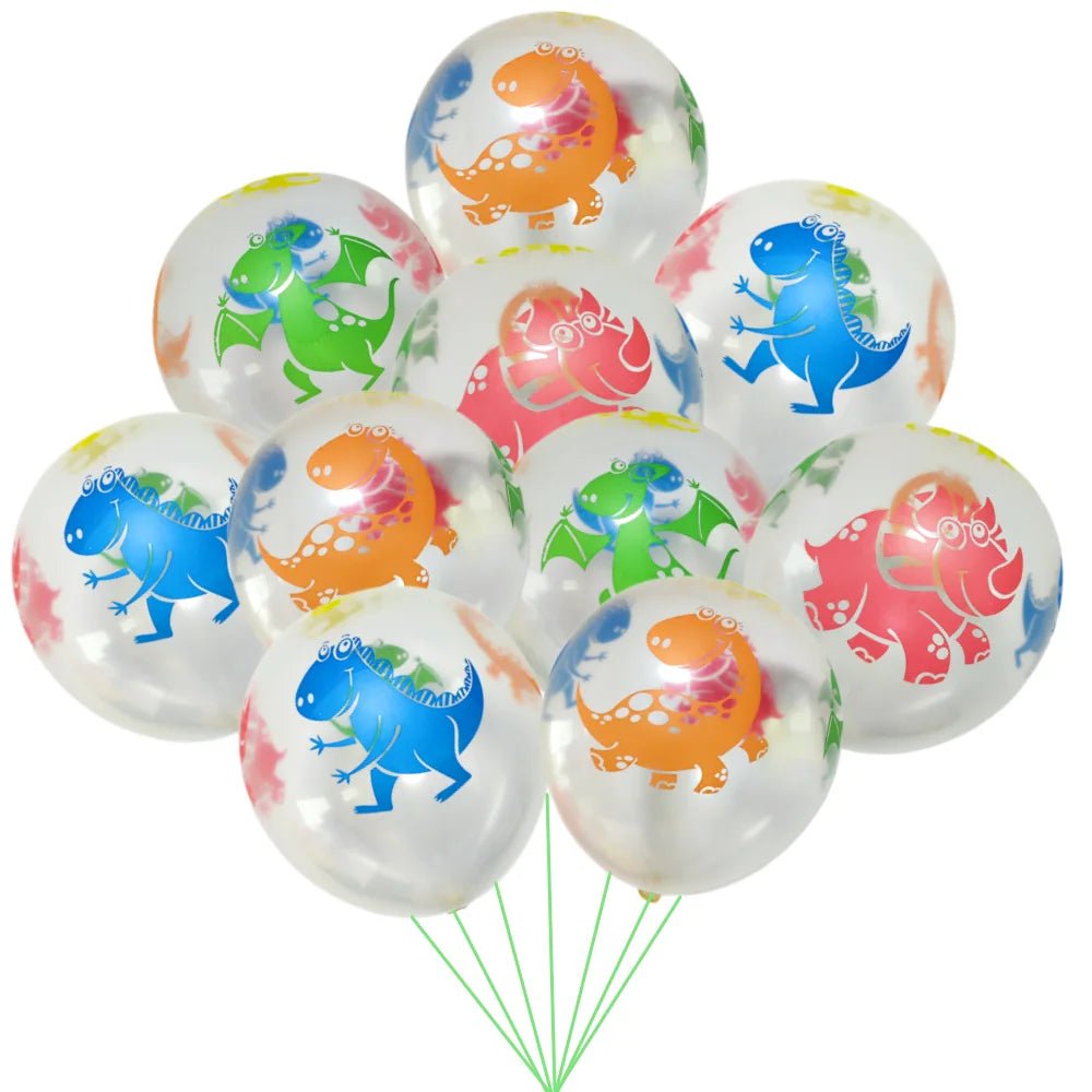 Confetti Balloons Set – Multicolor Clear & Glitter Metallic Decor