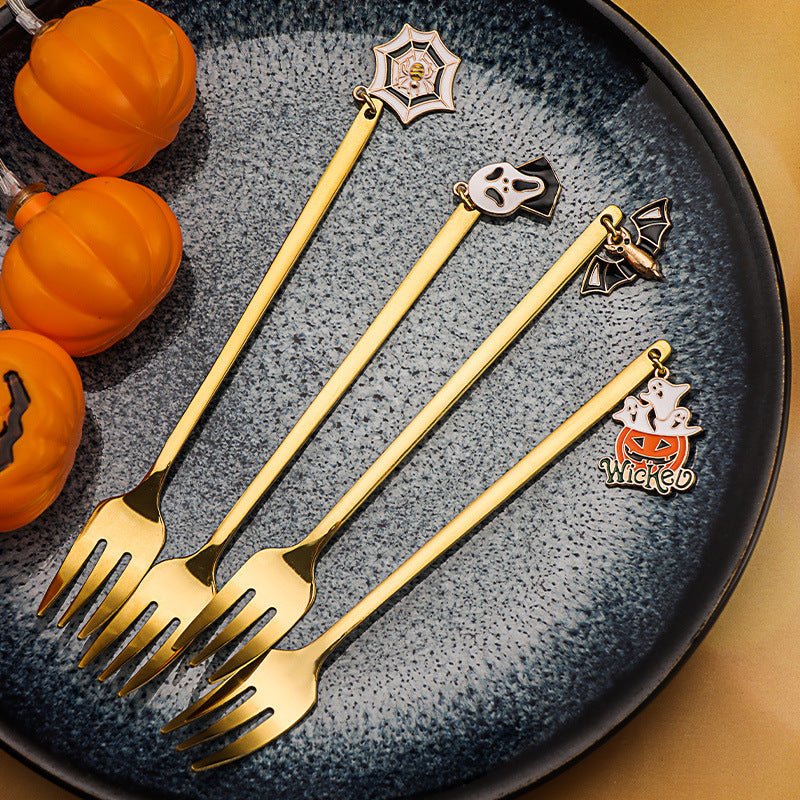 Creative Pumpkin Spoon Set - Cake Pops Parties