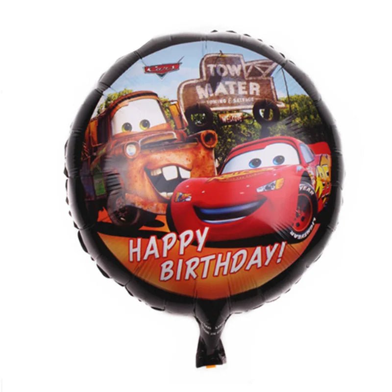 Disney McQueen Cars Foil Balloons - Racing Themed Party Decor