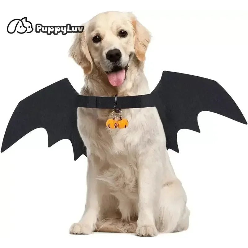 Adorable Dog Halloween Costume - Bat Wings for Trick-or-Treating