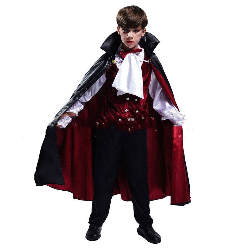Kids Fantasy Costume - Complete Set With Cape, Vest, Pants