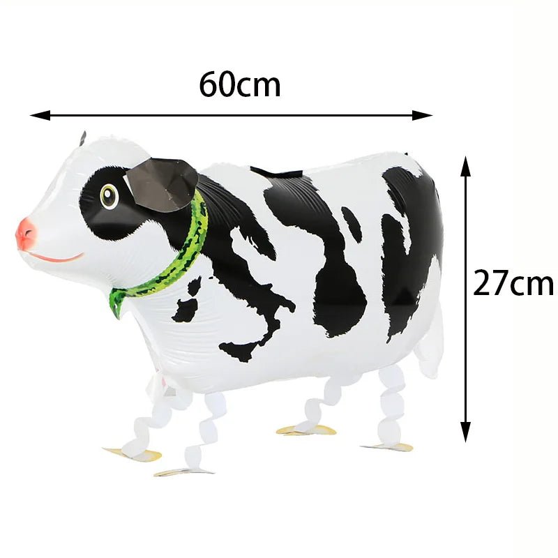 Farm Animal Balloons Set - Inflatable Pigs & Cows for Parties
