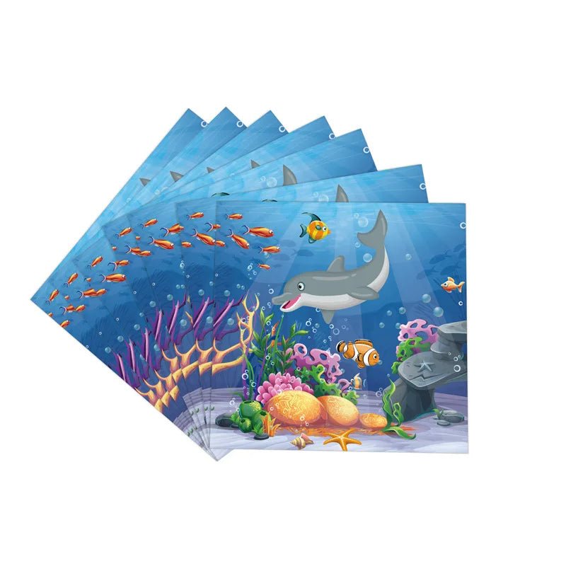 Finding Nemo Party Decor Kit - 18 Balloons & Cake Toppers