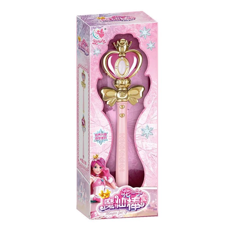 Glow With Flower Fairy Glowing Magic Wand - Lights & Sounds
