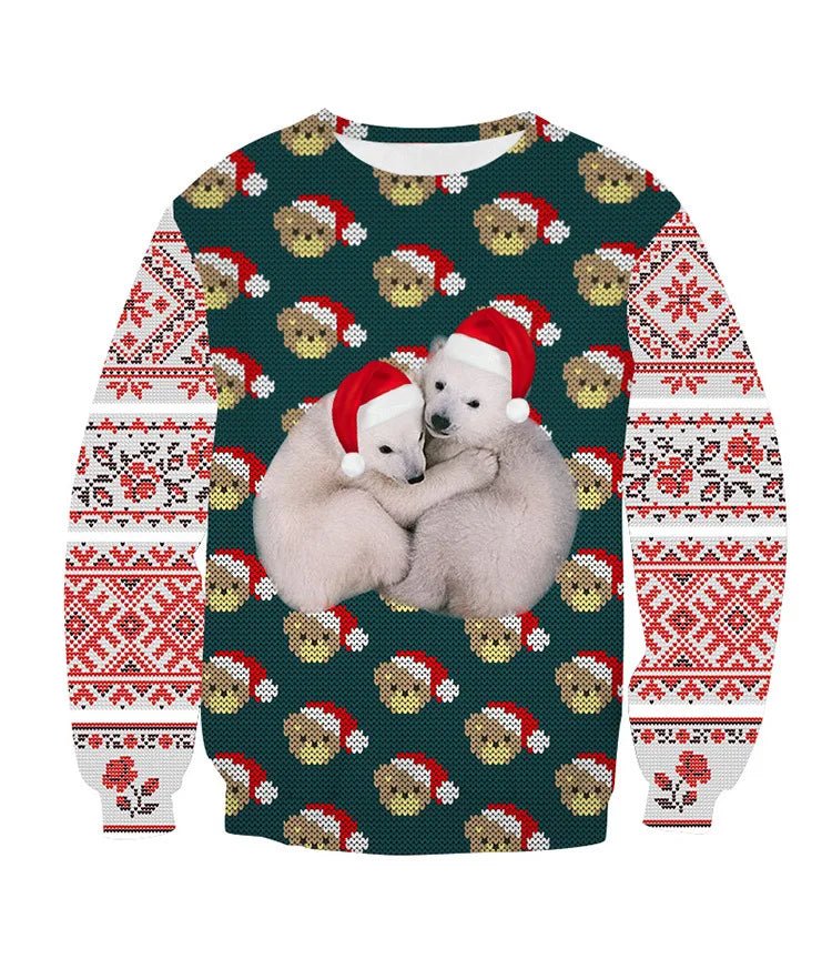 Funny 3D Holiday Jumper for Adult - Unique Xmas Sweater