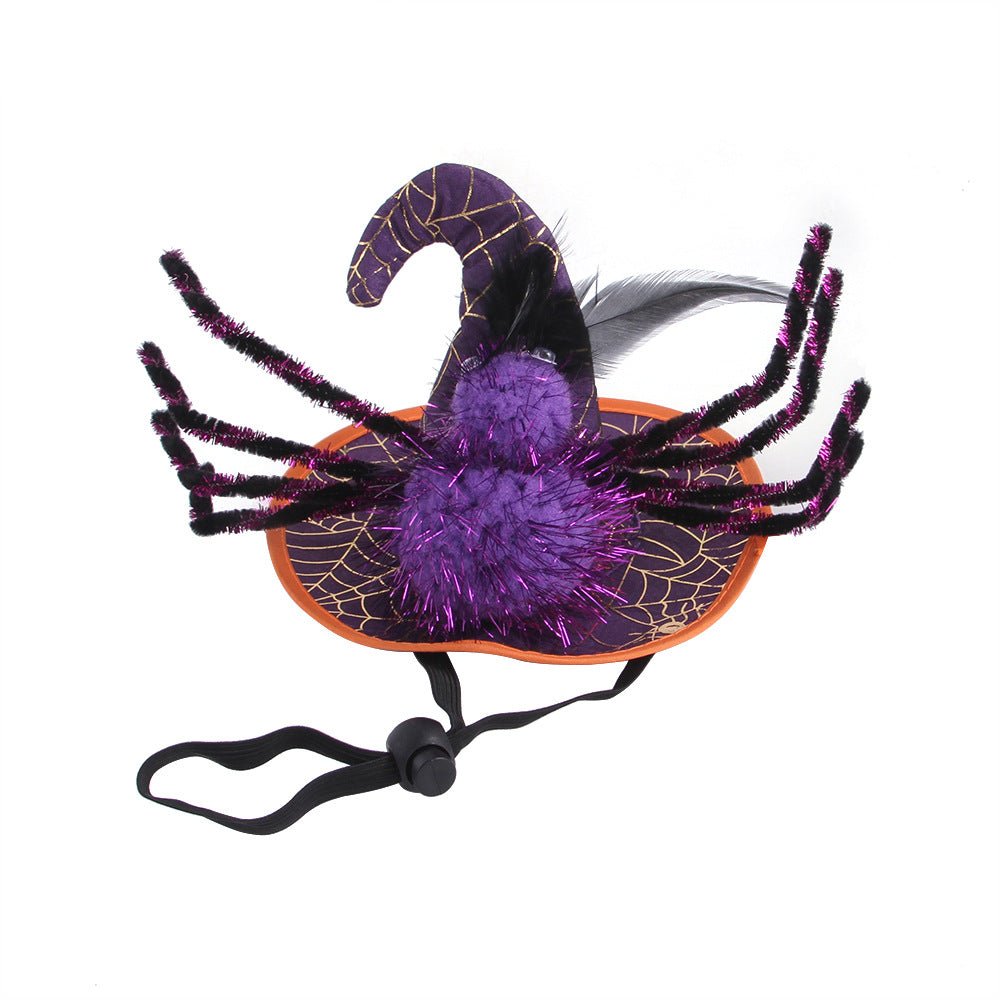 Spooky Cat Headdress - Funny Halloween Accessory for Cats