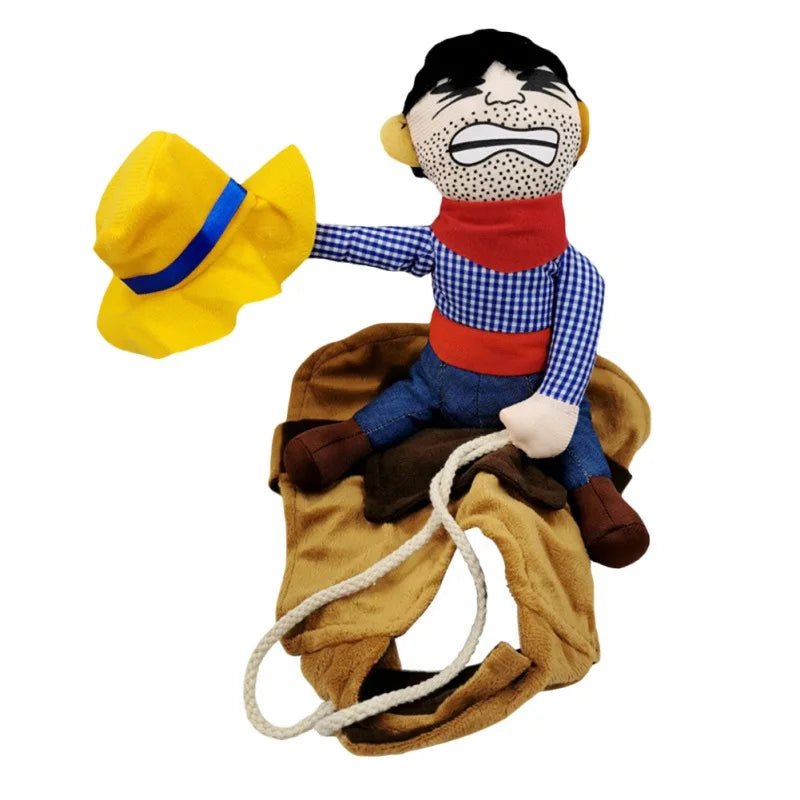 Funny Dog Cowboy Costume - Durable, Comfortable, Easy Care