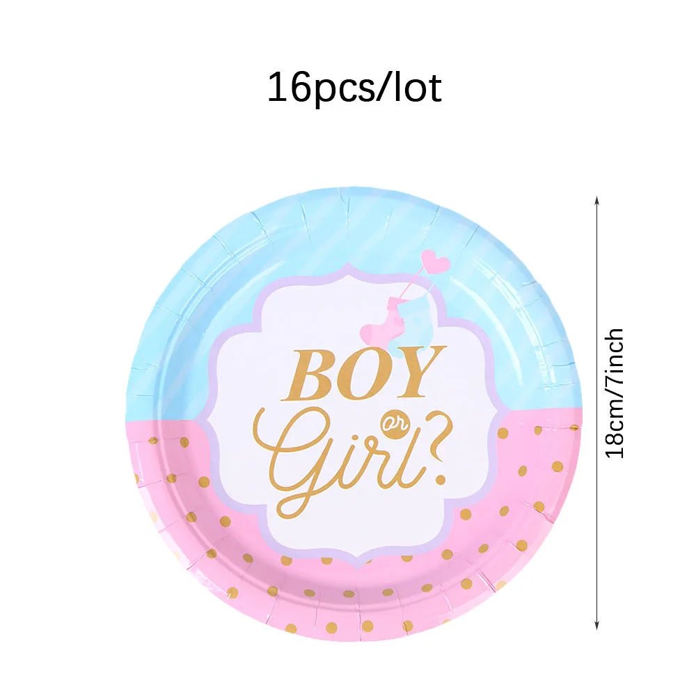 Party Decor Set with Tableware & Balloons