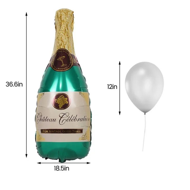 Gold Confetti Balloon Party Decor Set - Cake Pops Parties